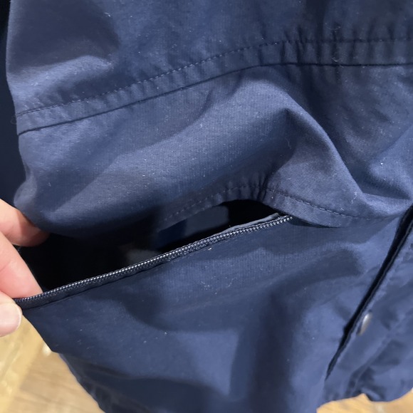 Nike Vintage Windbreaker Hooded Jacket Mens Size Medium Bauer Hockey Collab Y2K - Picture 5 of 11